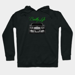 Bentley Life Continental V8S Luxury Car Front & Rear Hoodie